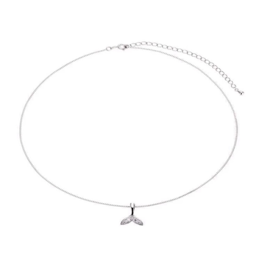 Silver Fishtail Necklace - Picture 4 of 4
